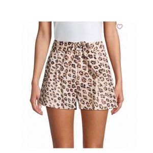Joie Carden Leopard Print Shorts